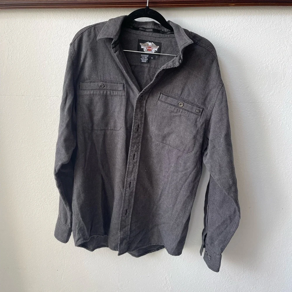 Harley Davidson Button Up - Picture 1 of 5
